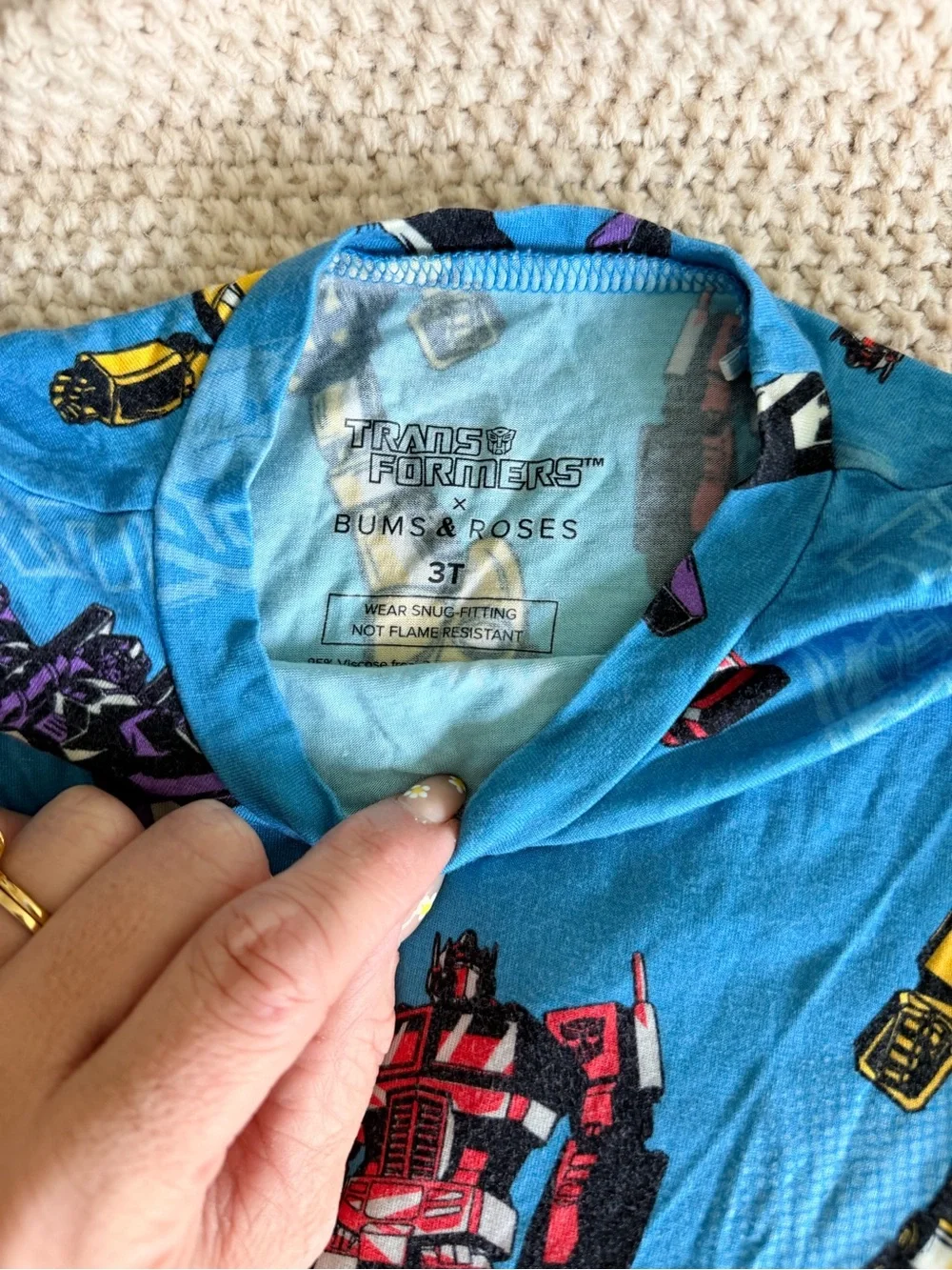 Bums & Roses x Transformers™ Bamboo Pajama Set 🤖💙